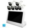 Комплект видеонаблюдения IP Ps-Link KIT-C506IP-POE-LCD / 5Мп / 6 камер / монитор
