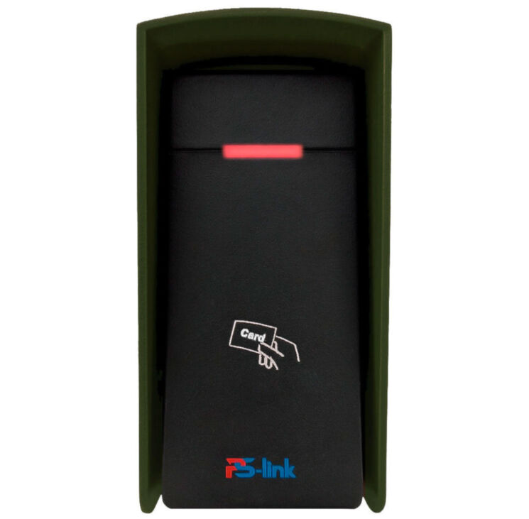 Козырёк для считывателя Ps-Link PS-M010EM-WP зеленый, уличный