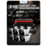 Комплект видеонаблюдения IP 5Мп KIT-C506IP-PL 6 камер для улицы, программный датчик движения, удаленный доступ, ночное видение