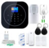 Беспроводная охранная WIFI/GSM сигнализация PST G12 черный корпус