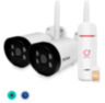 Комплект видеонаблюдения 4G Ps-Link KIT-XMJ302-4G / 3Мп / 2 камеры