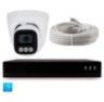 Комплект IP-видеонаблюдения KIT-A401IP-POE 4 Мп, 1 купольная IP-камера, NVR, 4 PoE порта