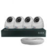 Комплект видеонаблюдения IP Ps-Link KIT-A804IP-POE / 8Мп / 4 камеры / питание POE