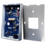 Система СКУД KIT-T12MF-P-B на 1 дверь, сенсорная панель, 2 считывателя Mifare, черный замок, НЗ тип